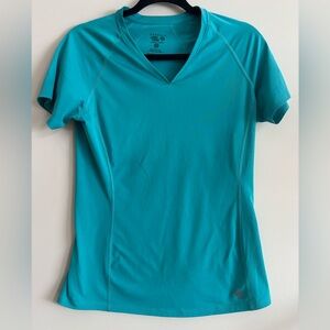 Mountain Hardwear Turquoise Short Sleeve Tee